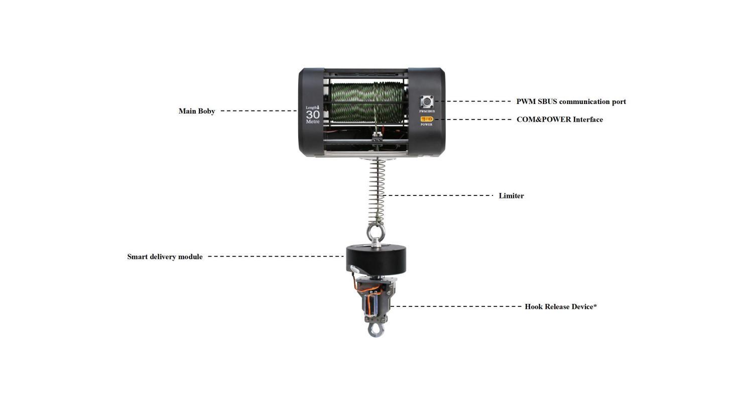XD-55 Winch for Drone